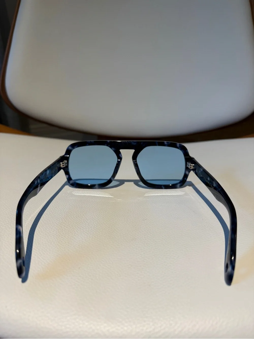 Elisa Johnson Jane Sunglasses in Blue Tortoise
